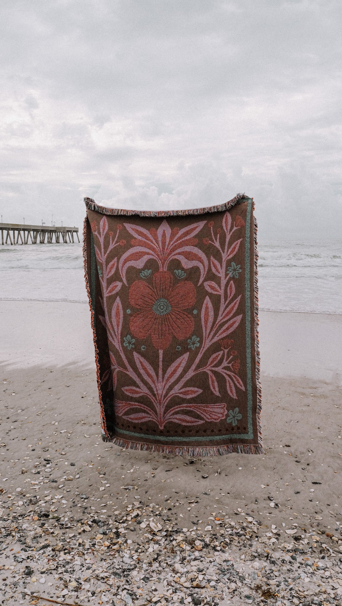 Woven Blanket [Encapsulated Flower] – Juliana Yasmine
