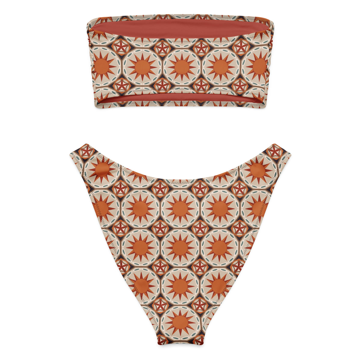 Recycled bandeau bikini main image 0