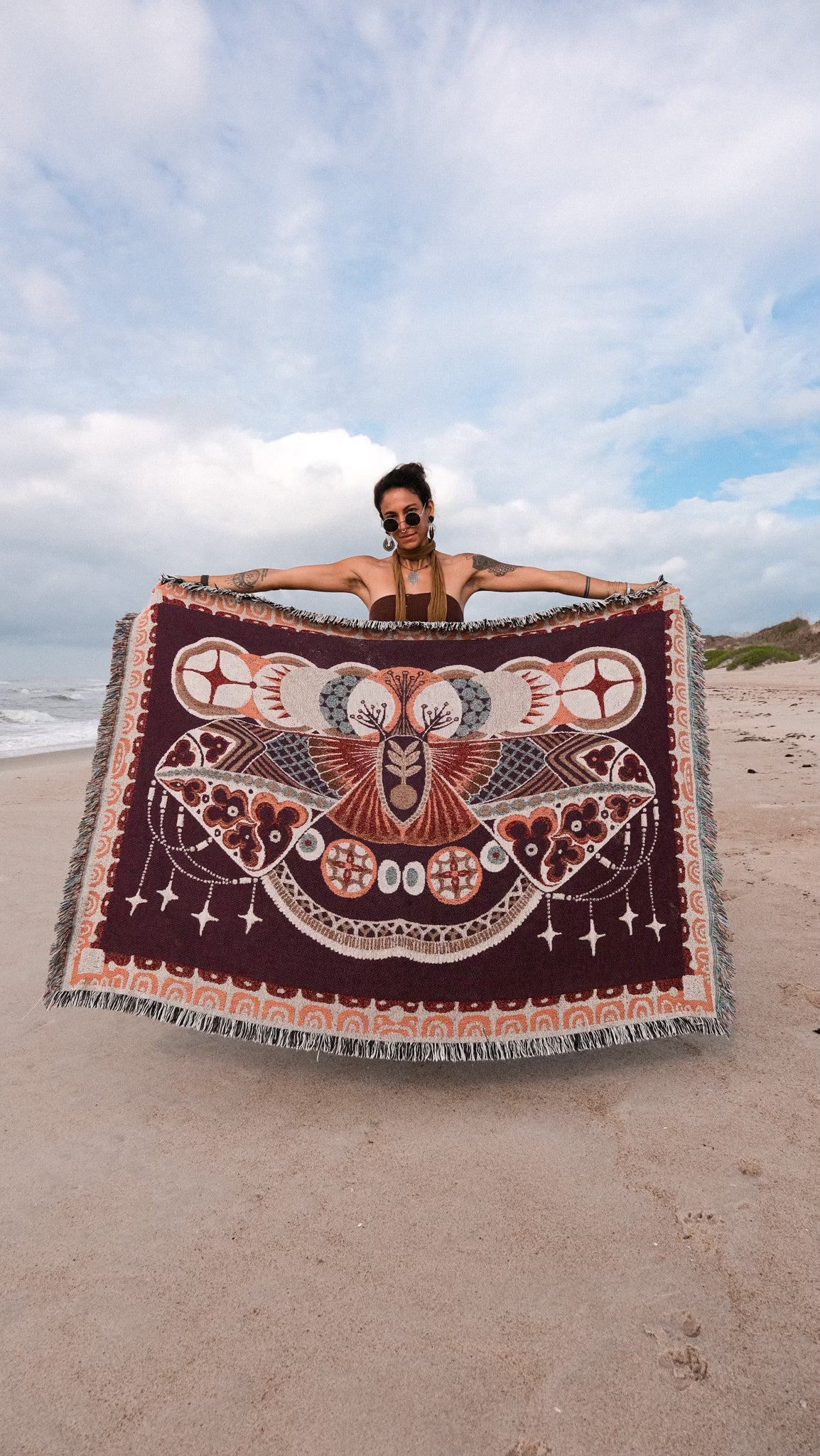 Woven Blanket [Papillon De Nuit] – Juliana Yasmine
