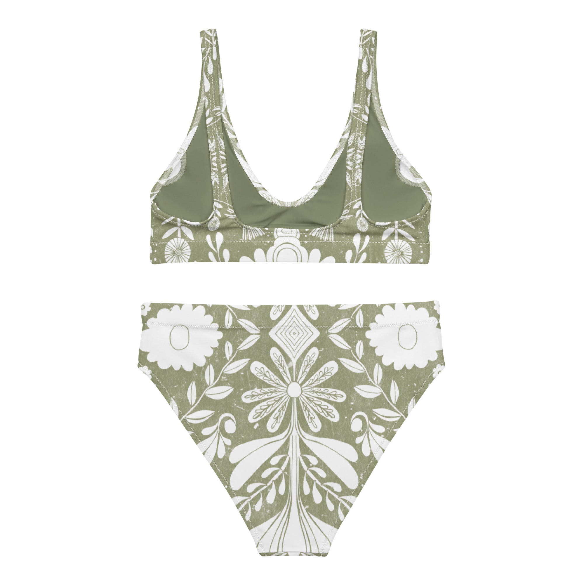 Recycled high-waisted bikini [Earth