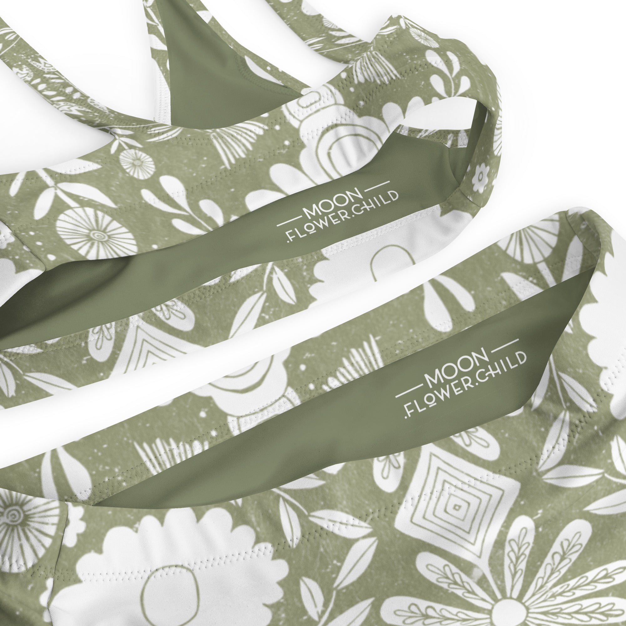 Recycled high-waisted bikini [Earth