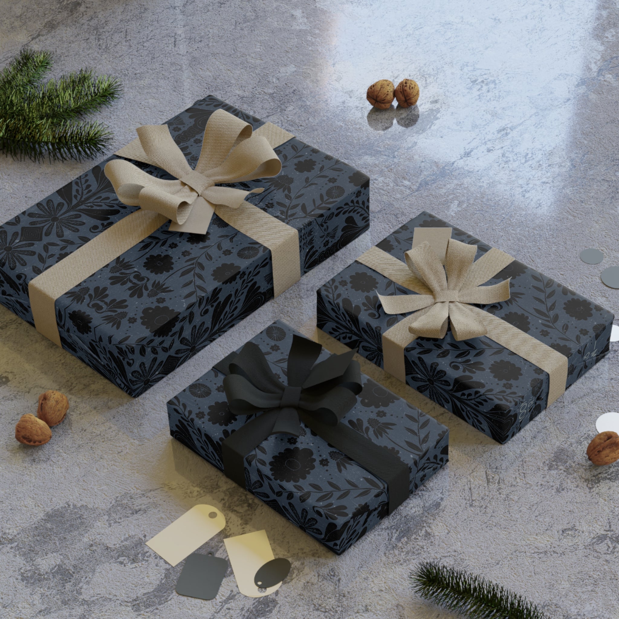 Gift Wrapping Paper Roll [Night Sky]