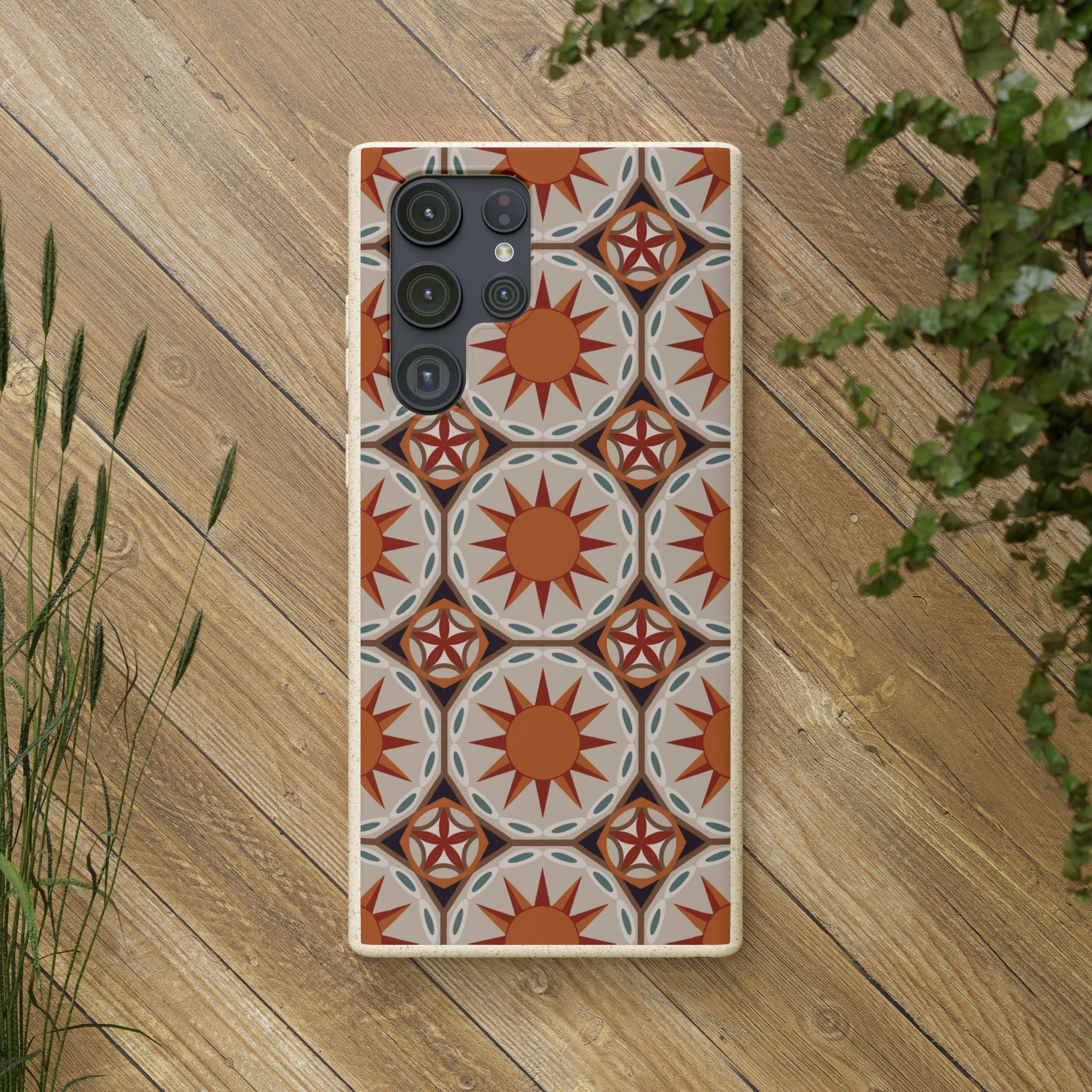 Radial Sun Biodegradable Cases