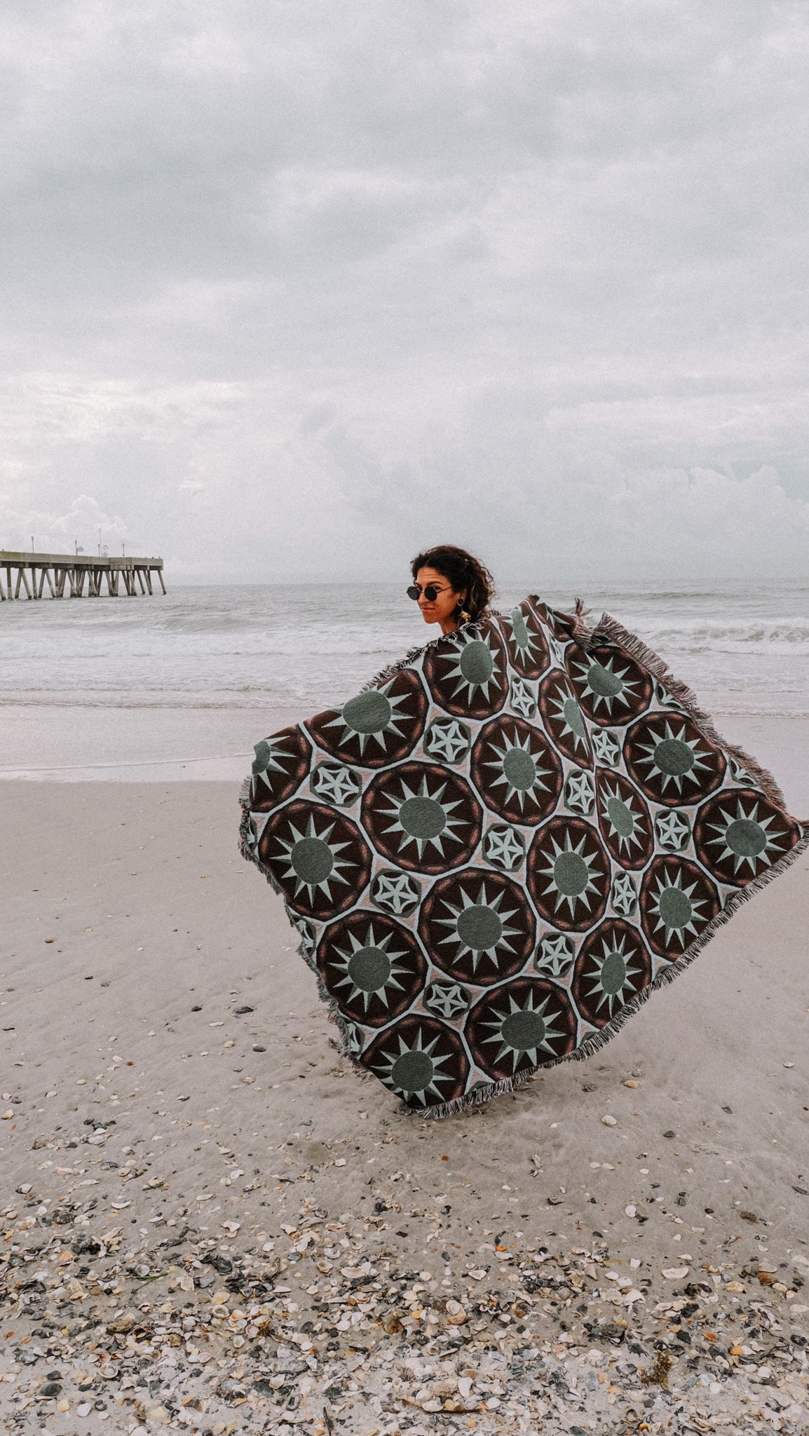 Woven Blanket [Radial Sun]
