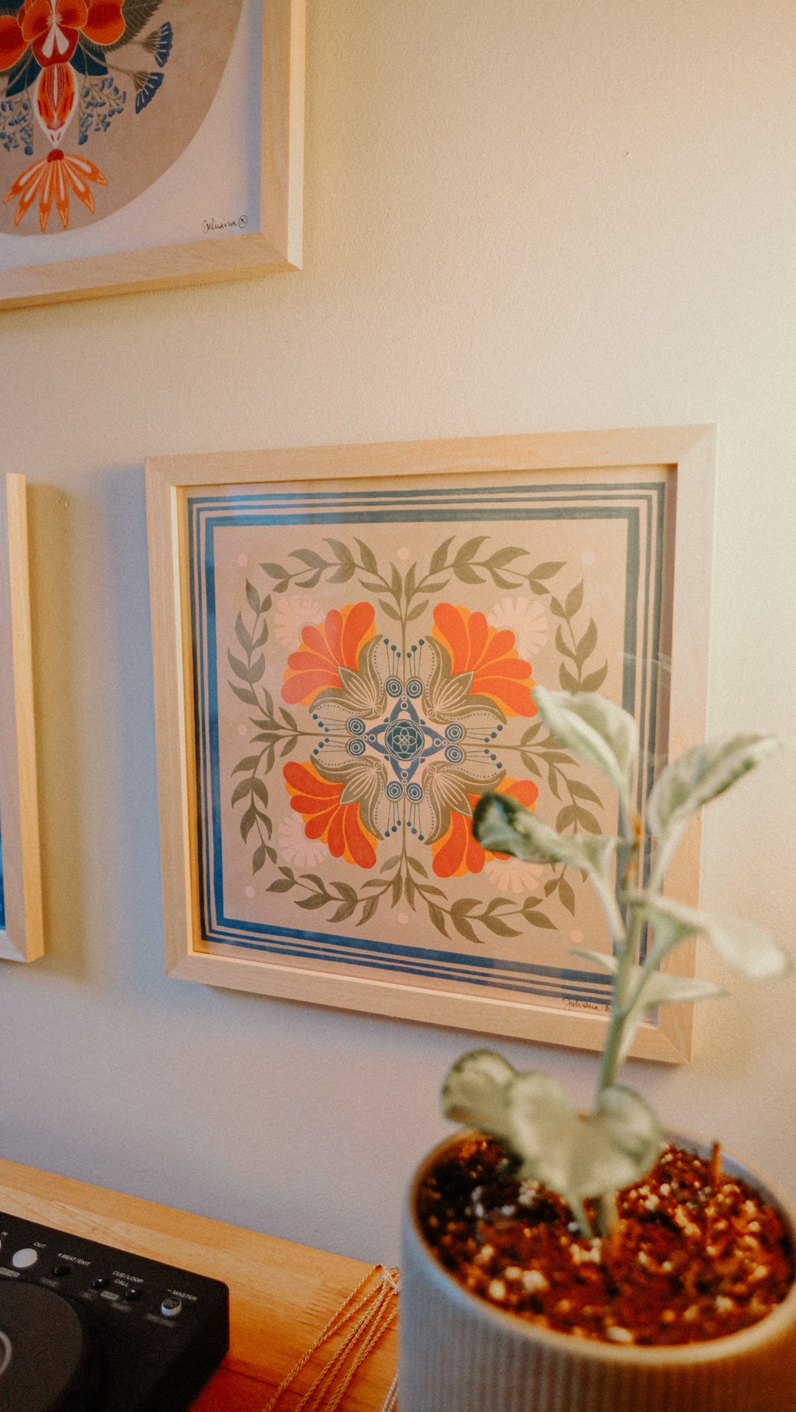 Encapsulated Flower [Framed]